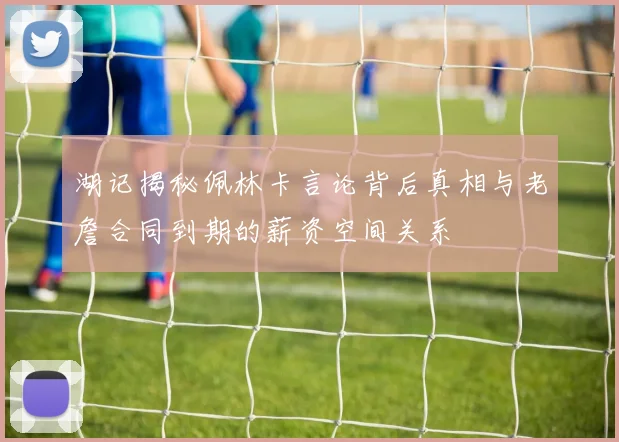 湖记揭秘佩林卡言论背后真相与老詹合同到期的薪资空间关系